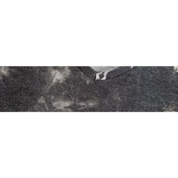 ANTISTAR Tie-Dye V-Neck Mini Dress Tunic Grey Shades Neutral Sz S - Picture 5 of 11